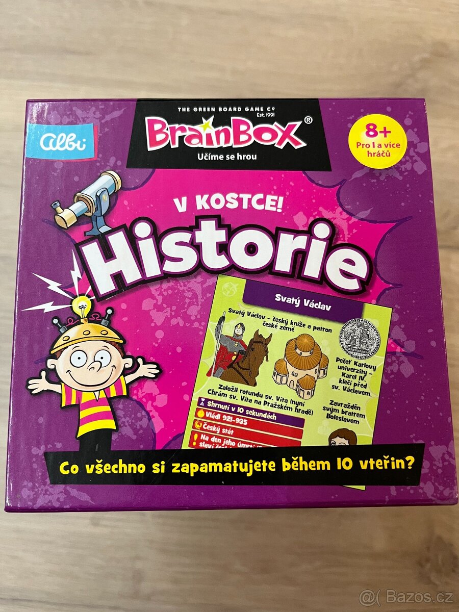hra Albi Brainbox v kostce - Historie - 2
