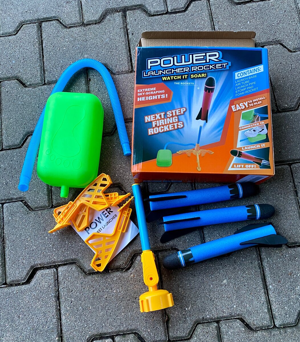 raketová hračka - POWER LAUNCHER ROCKET - 2