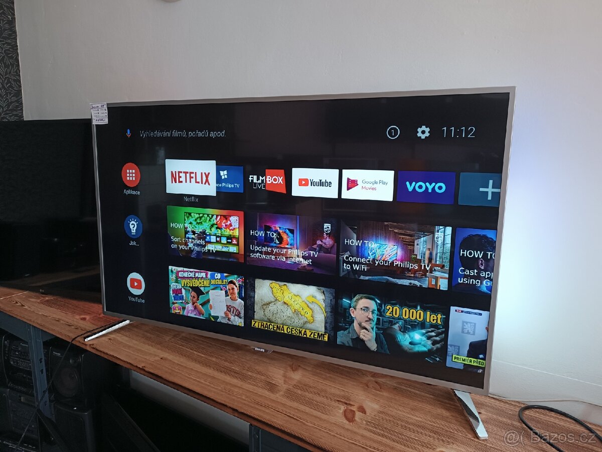 4K android TV Philips 49"=cca 120cm dvb-t2 WiFi - 2