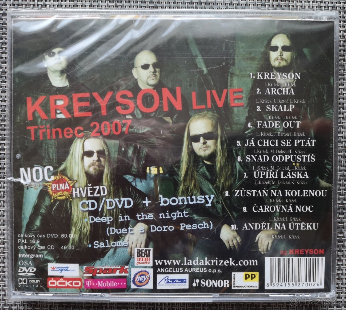 CD/DVD "KREYSON LIVE Třinec 2007" - 2
