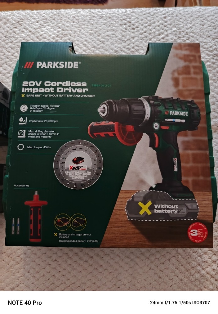 Aku příklepovoá vrtačku PSBSA 20-Li C3 – včetně akumulátoru - 2