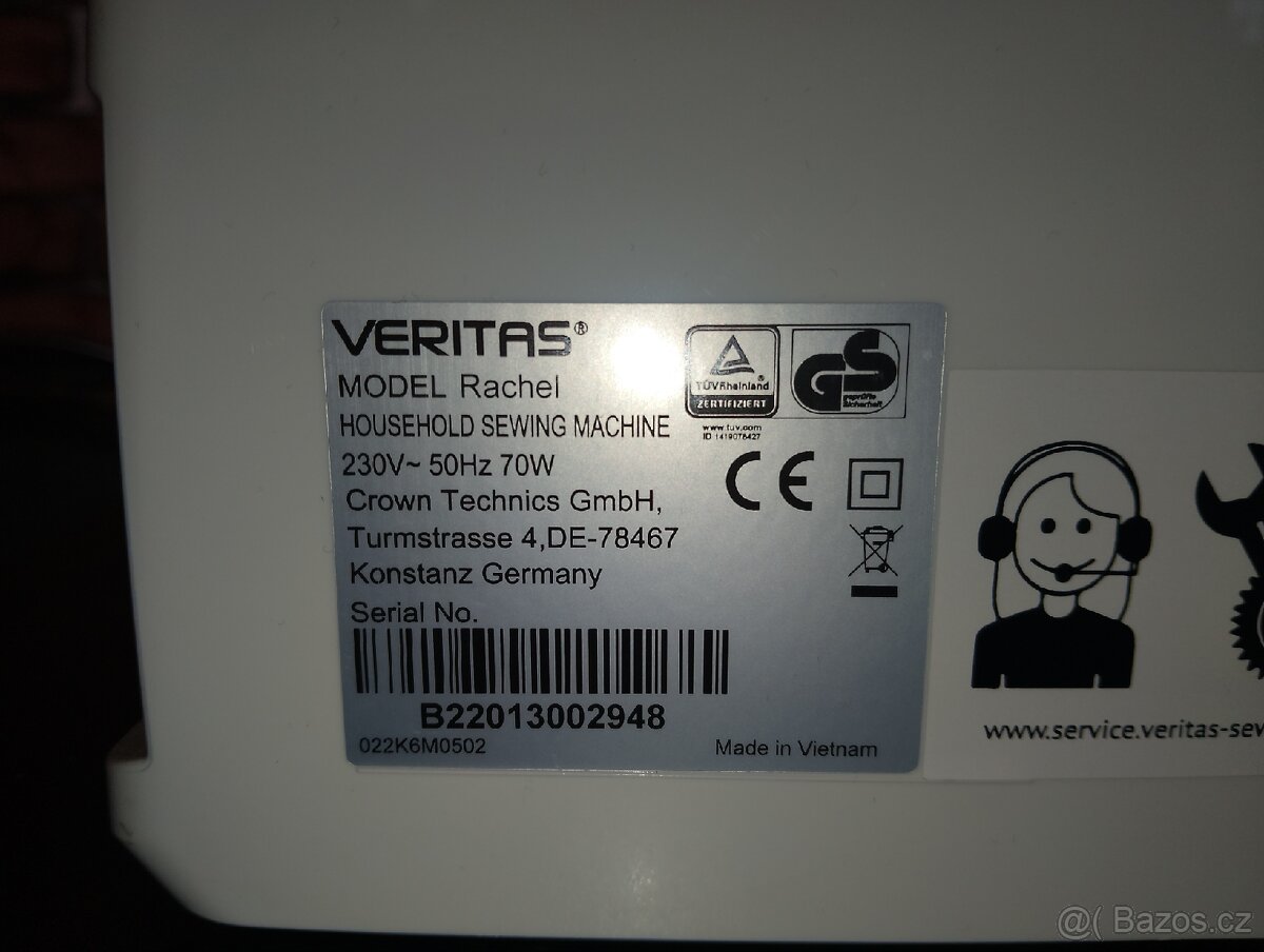Šicí stroj Veritas-Rachel - 2