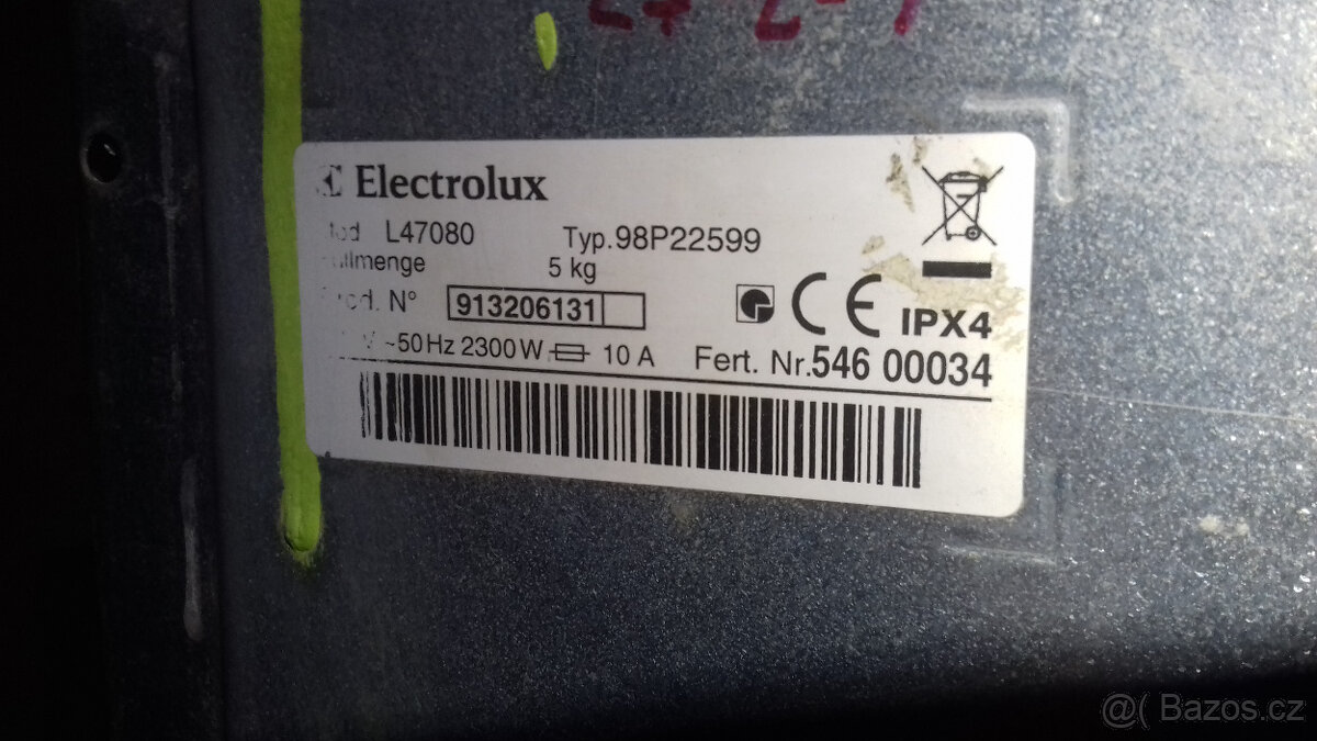 Prodám díly na pračku AEG Electrolux Lavamat 47080 - 2