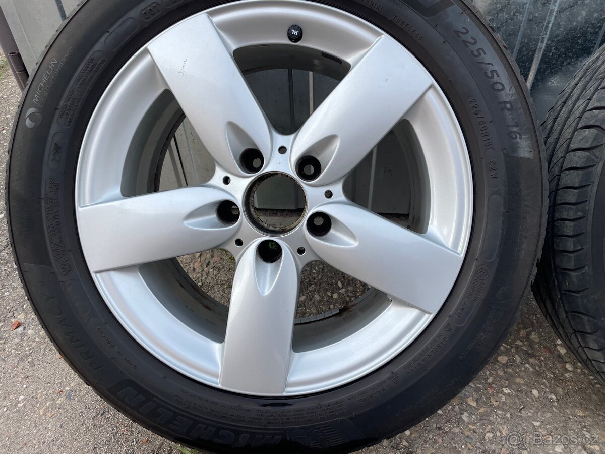Mercedes ALU kola 5x112 16”+ letní pneu dvourozměr - 2