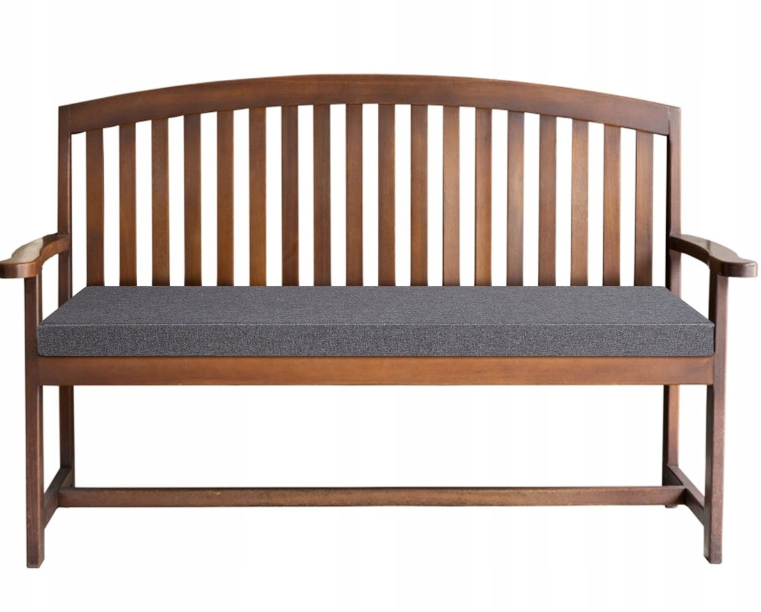 Zahradní polštář na houpačku Costway 120 × 60 × 15 cm – šedý - 2