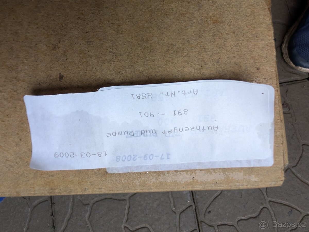 Dávkovací pumpa na mycí pasty - 2