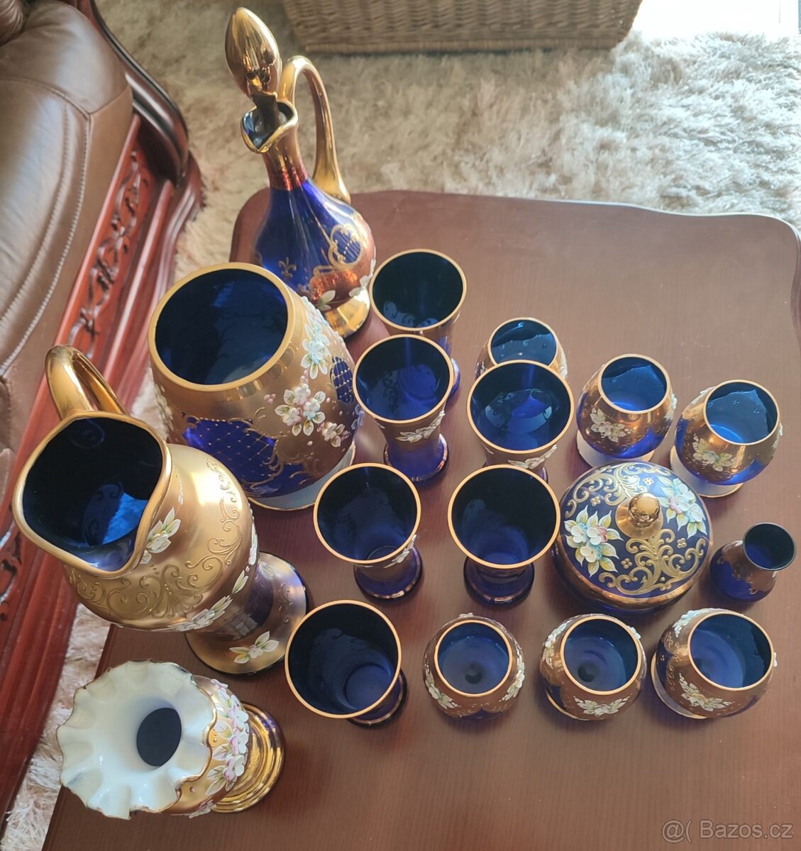 Souprava Novoborské sklo - 2