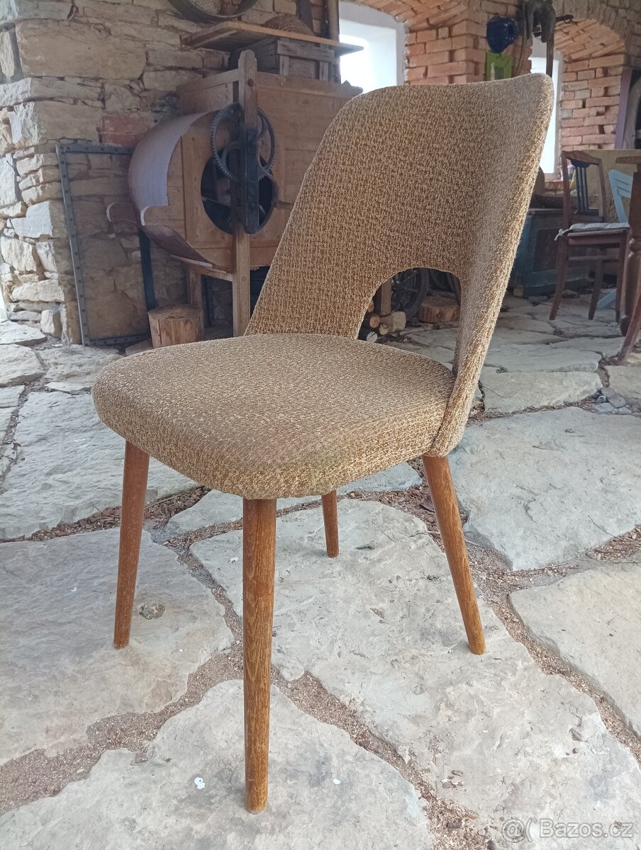 NÁDHERNÁ VINTAGE ŽIDLE TON BRUSEL OSWALD HAERDTL - 2