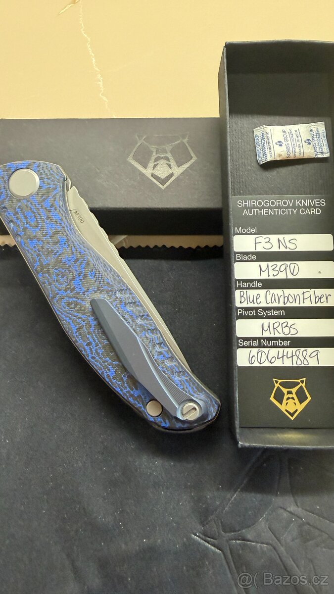 Shirogorov F3 NS M390 Purple Carbon Fiber - 2