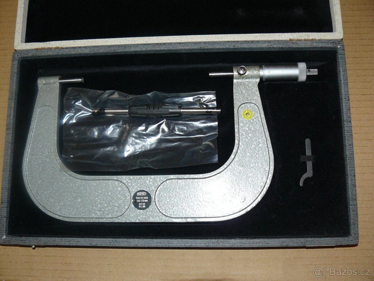 Mikrometr třmenový 150-175mm SOMET KALIBROVANÝ (NOVÝ) - 2