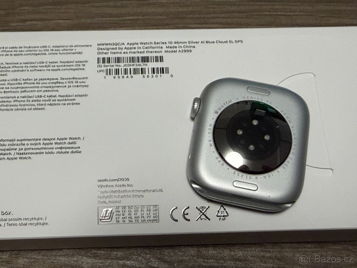 Apple Watch 10 46mm, CZ, záruka 11/2026 - 2