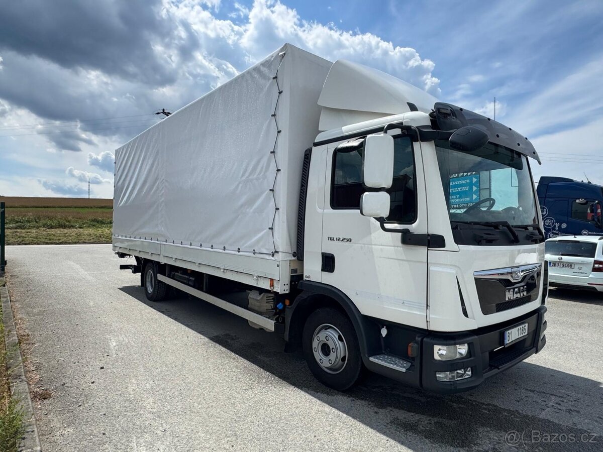 Man TGL 12.250, EURO6, 370tkm, hydr.čelo,2014 - 2