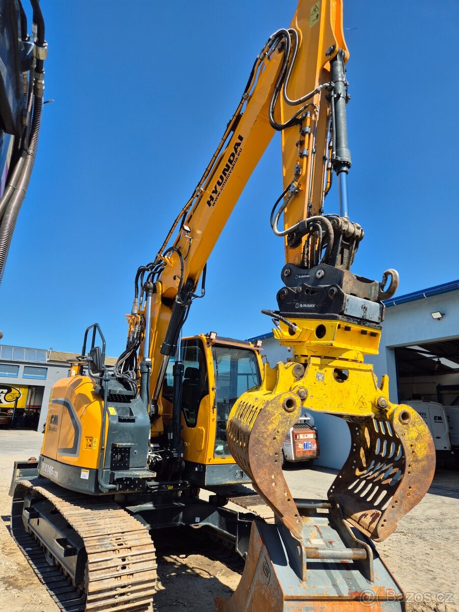 Hyundai HX145LCR OilQuick + drapak bagr - 2