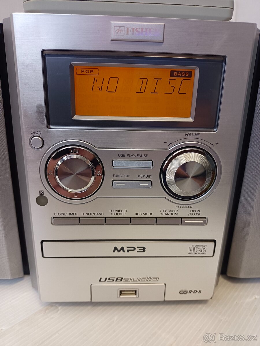 FISHER věž DSC-UB01, rádio-CD-USB - 2