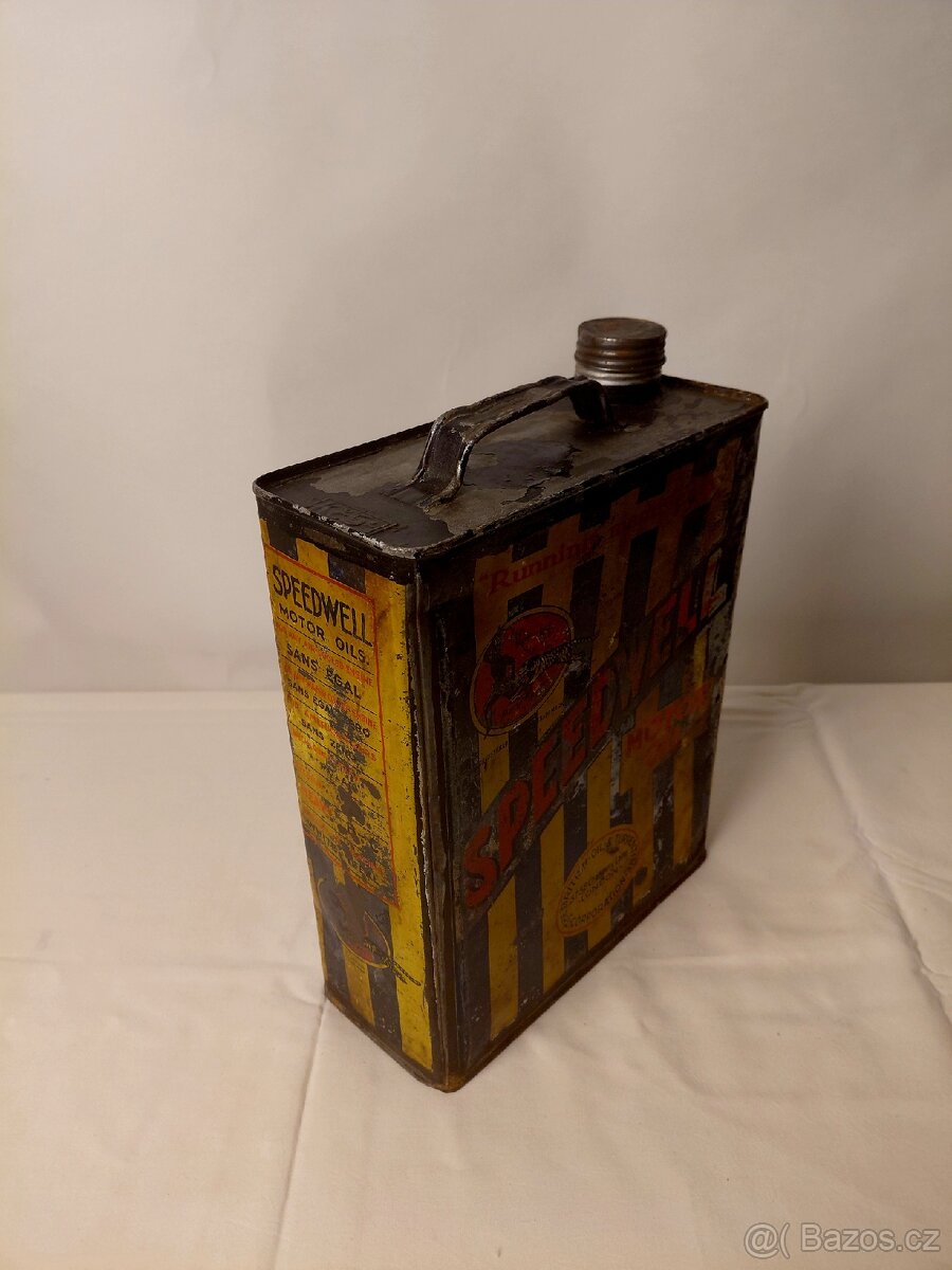 Plechovka od oleje Speedwell - 2