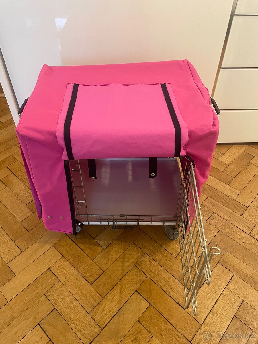 Pojízdna psí klec na výstavy - 2