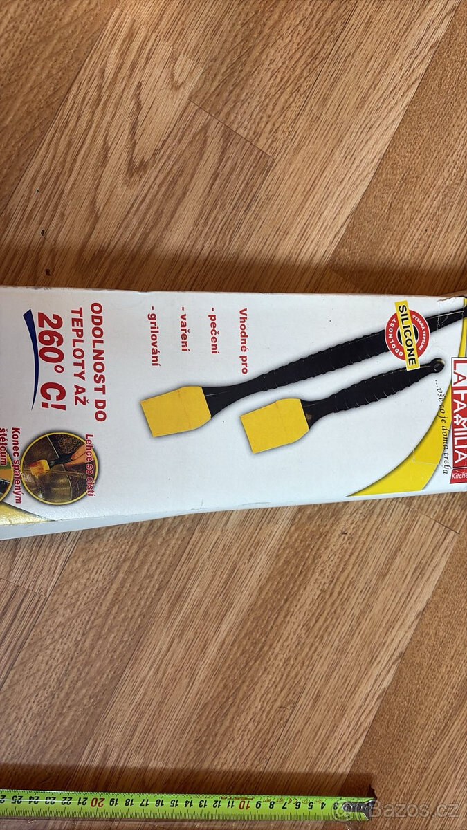 2 x mašlovačka, MAXI kuchyňský štětec, grilování, silicone - 2