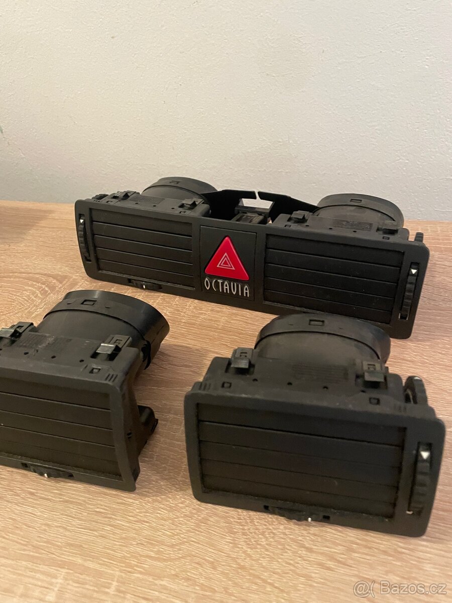 Výdechy topení Octavia 1 - 2