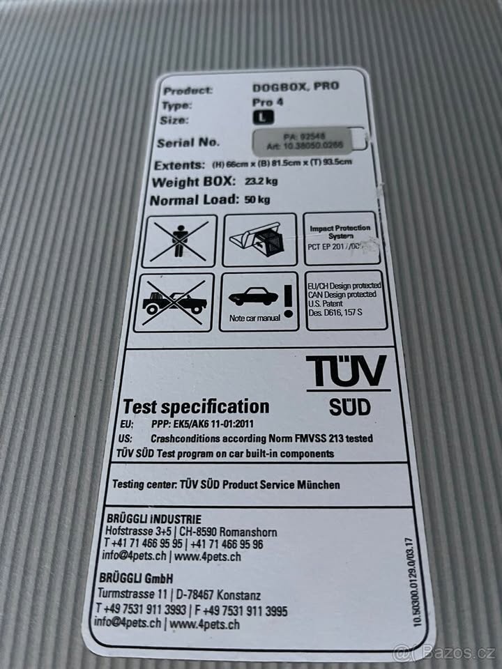 Prodej přepravky pro psa – 4pets Dogbox Pro 4 (velikost L) - 2