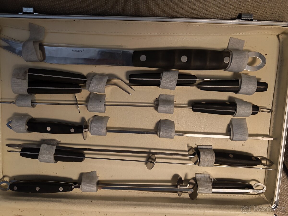 Sada na grilování+kufřík - 2