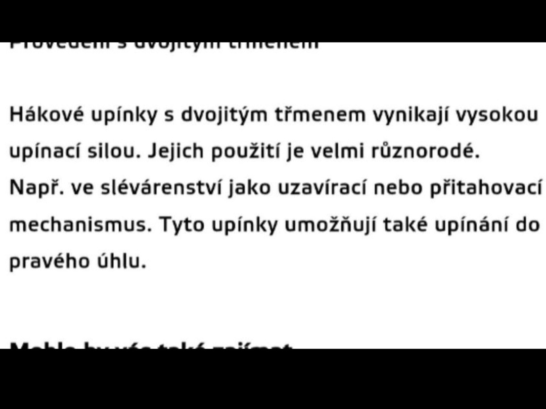 Háková upinka 430 - 2