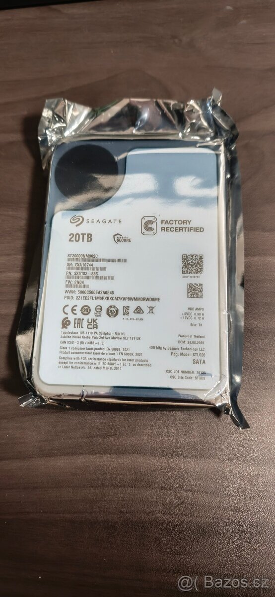 Seagate Exos 20TB - nový, nepoužívaný - 2