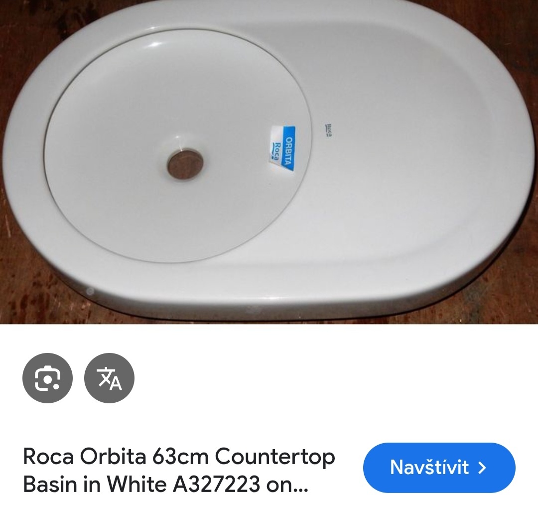 Umyvadlo na desku Roca - 2