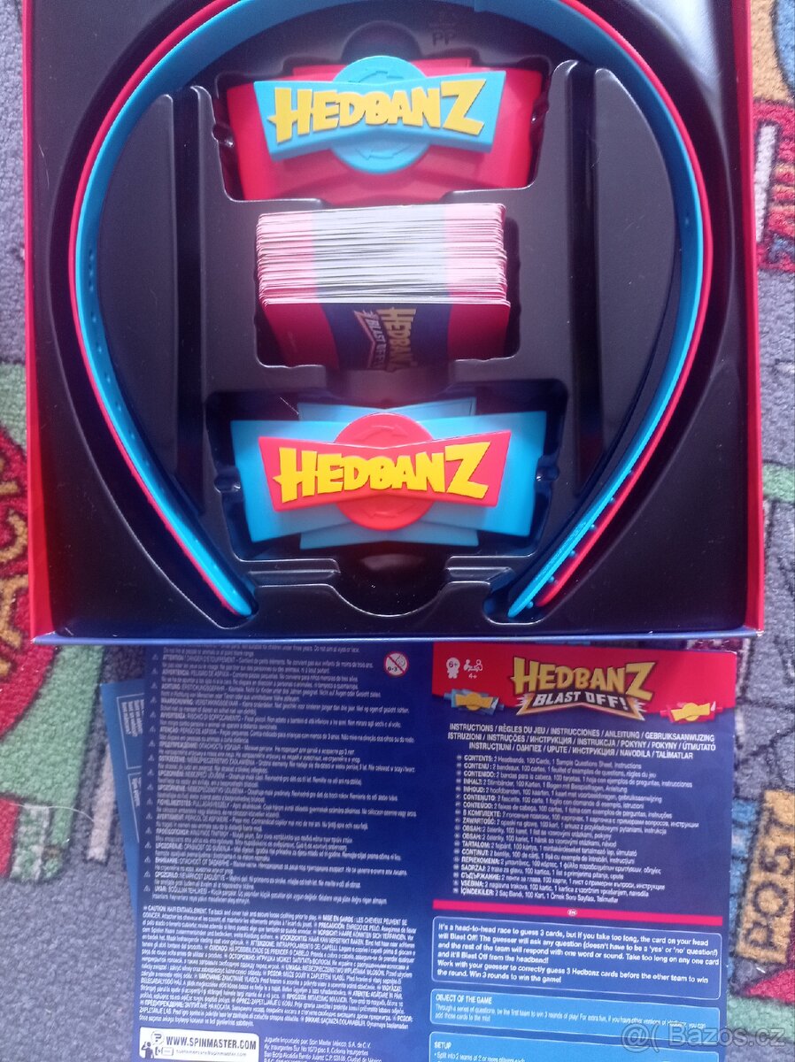 Vystřelovací karty "Hedbanz blast off" hra - 2