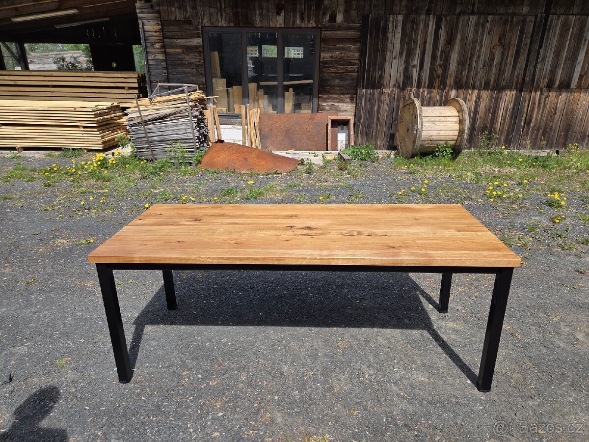 Dubový stůl 80x200cm - 2