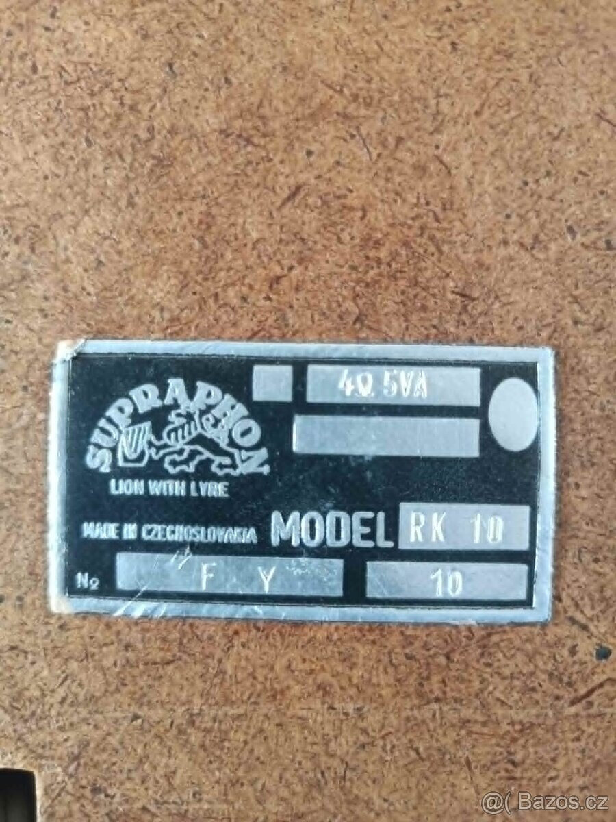 Reprobedny Supraphon Tesla RK10 - 2