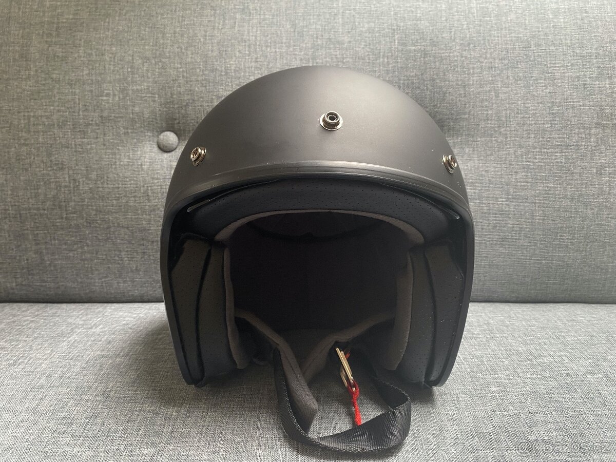 Přilba na moto otevřená Cassida Oxygen černá/matná vel M. - 2