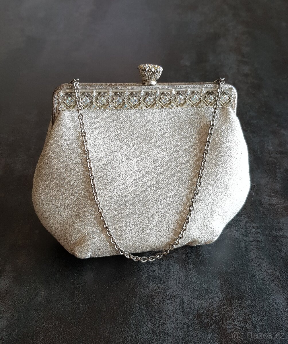 Společenská malá večerní kabelka – Vintage - Zamluveno - 2