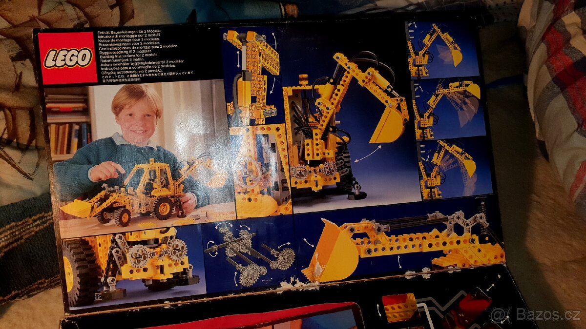 Lego technic bagr 8862 s krabici podobný 8868 a 8854 - 2