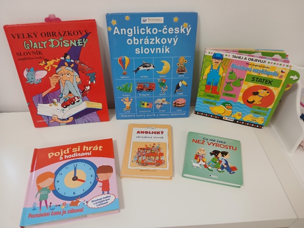 Knihy naučné + Anglicko - český obrázkový slovník - 2