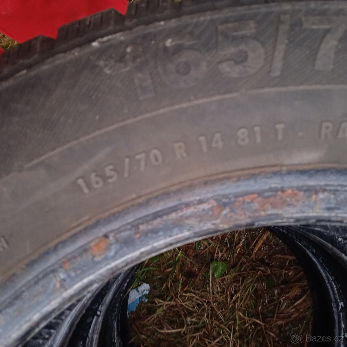 Sada Zimních pneu rozměr 165/70/14 značka barum - 2