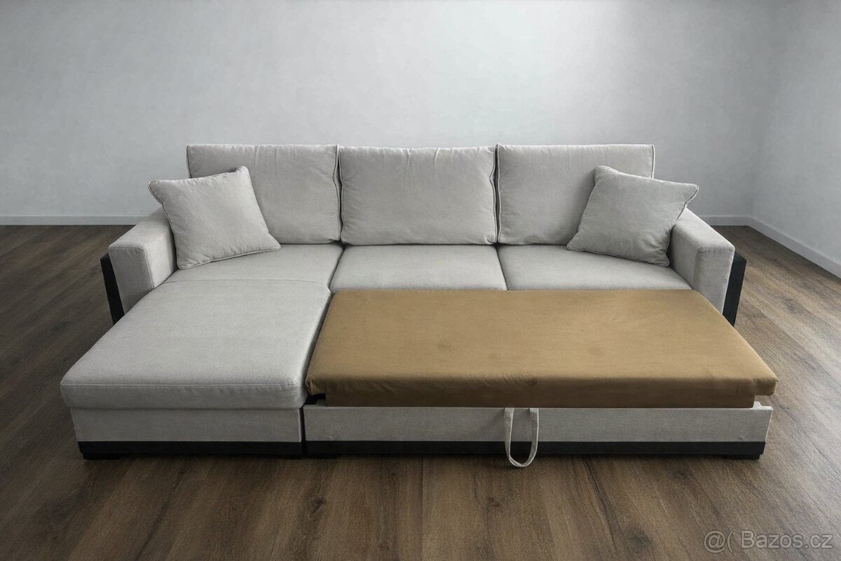 Pěkná sedací souprava do L, LEVÝ ROH - 2