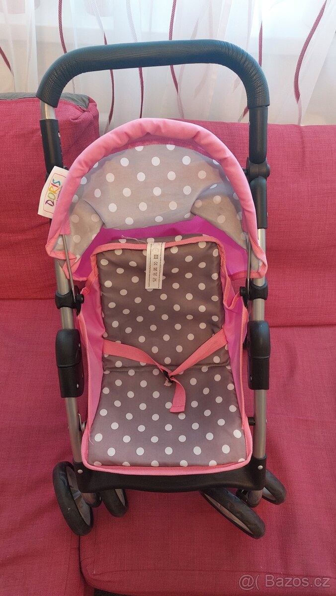 Kočárek sportovní pro panenky, znacka Doris - 2