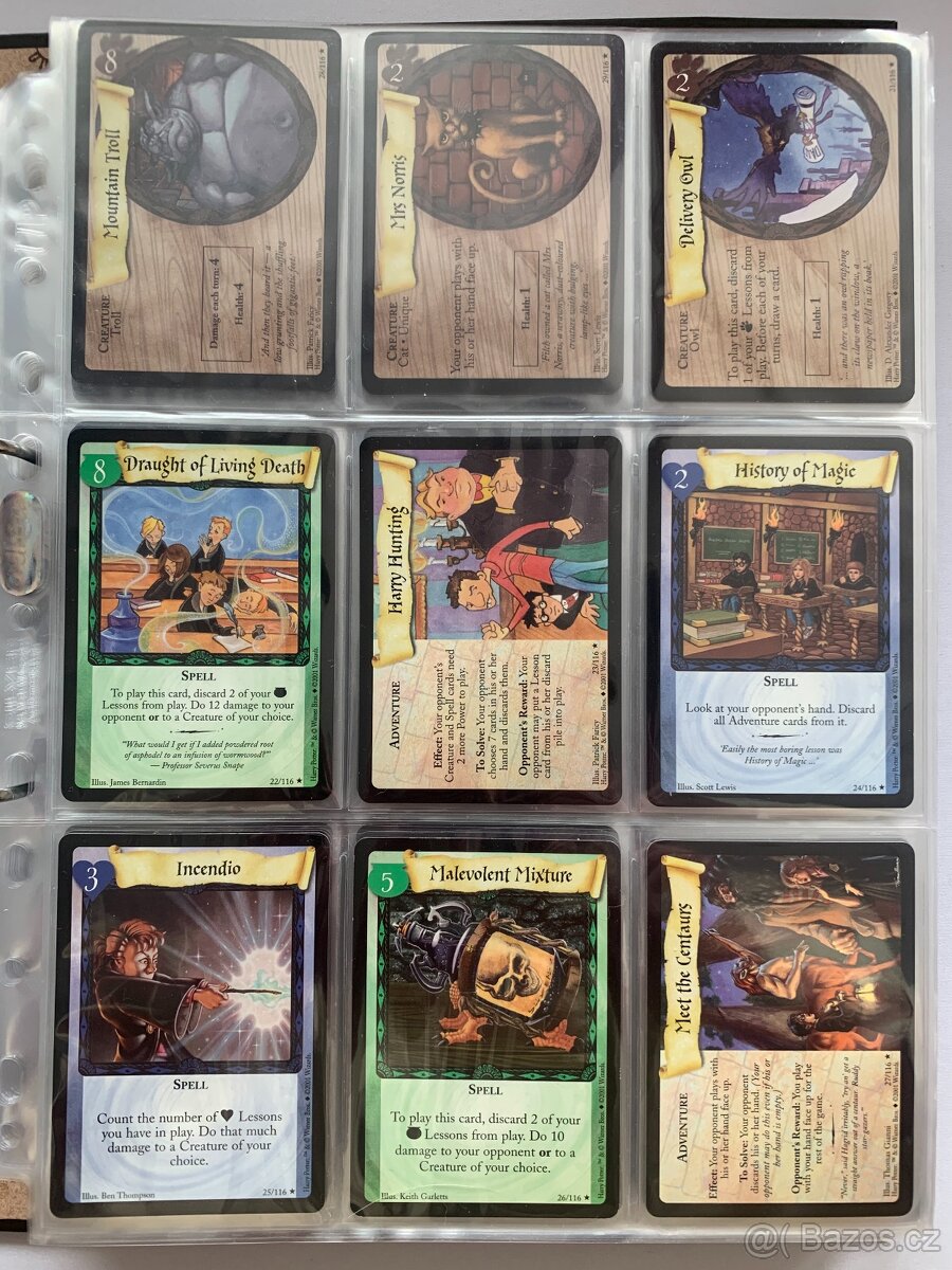 WOTC Harry Potter TCG - Base set (1st Edition) 2001 - 2