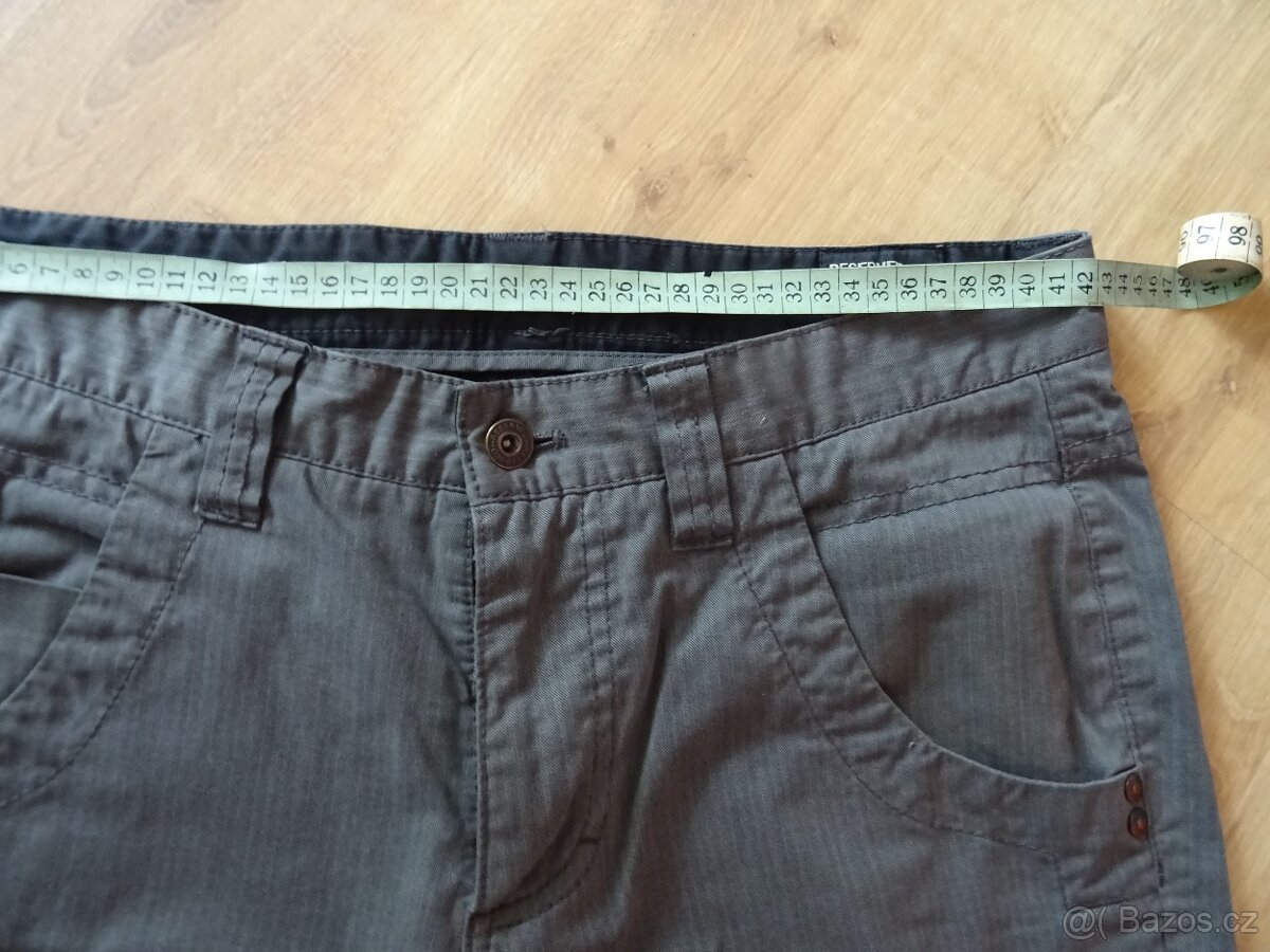 Pánské šedé kalhoty Reserved - velikost M - 2