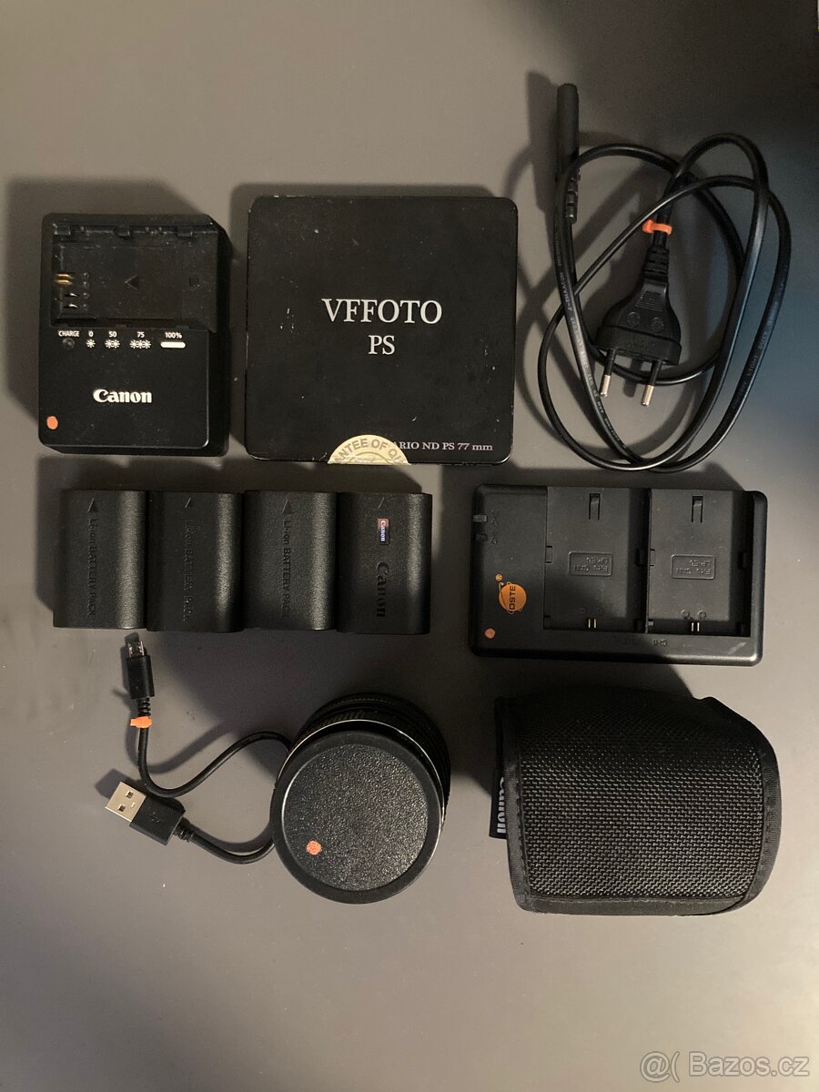 Canon EOS R7 + EF-EOS R adaptér + příslušenství - 2