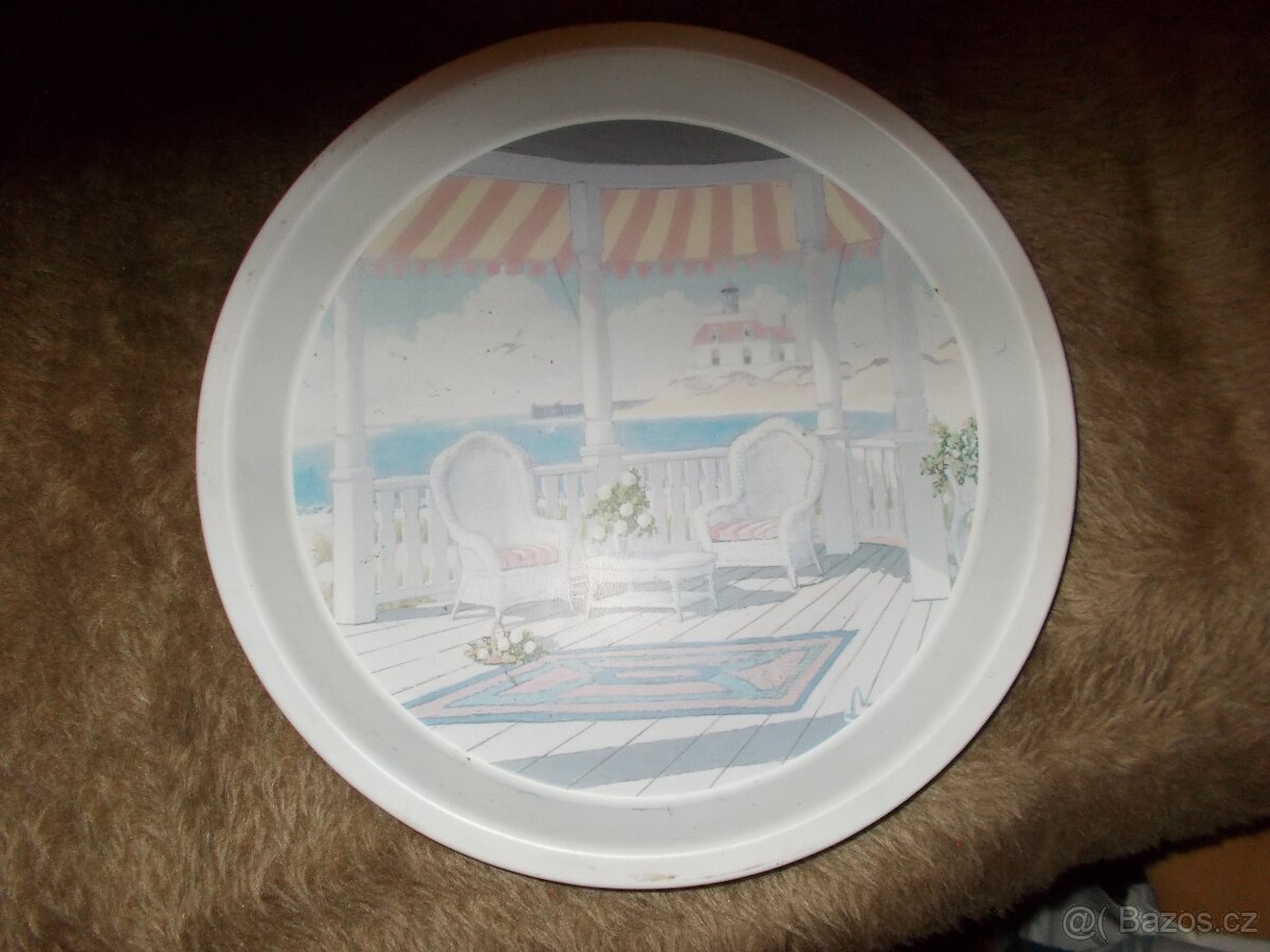 Plechové tácy Velikonoce a moře - 2