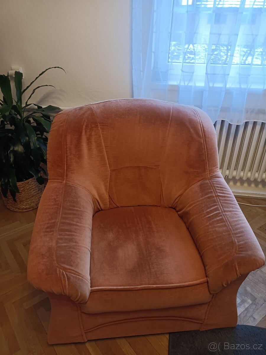 Sedací souprava (rohová) tvaru U s křeslem - 2
