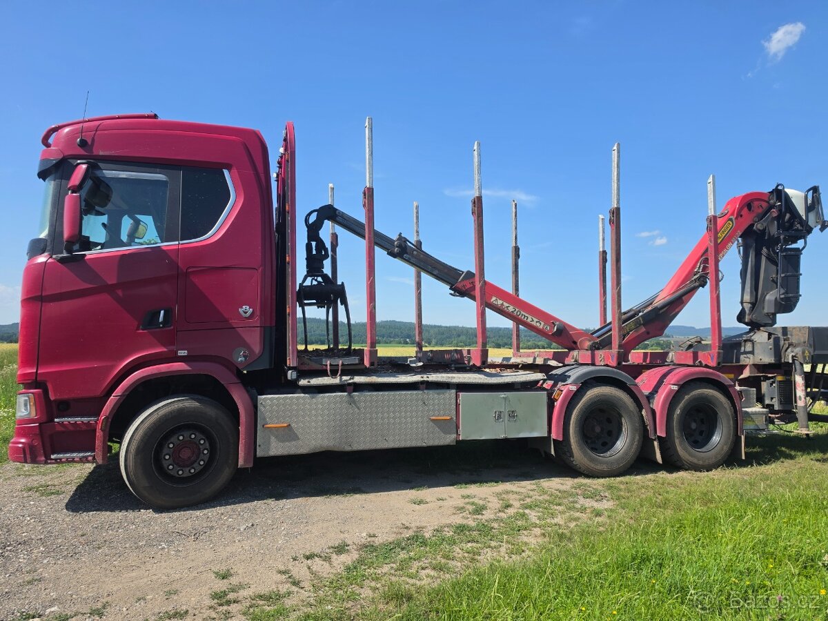 Lesovůz,Scania s650 v8 - 2