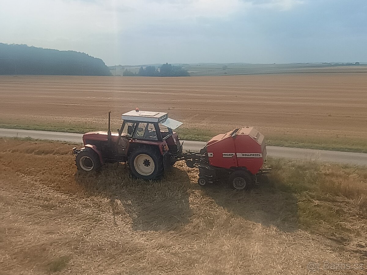 Lisování seno sláma senáž - 2