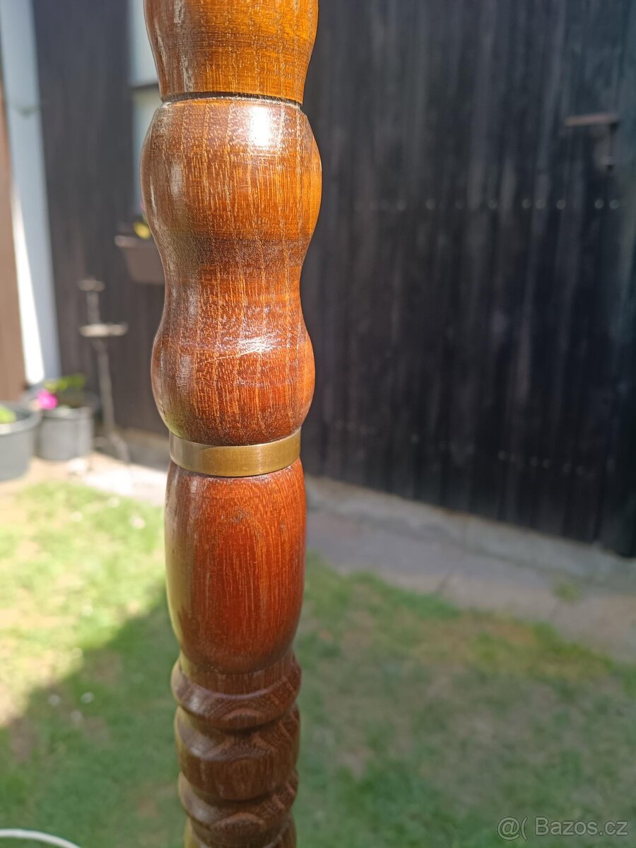 Retro - dřevěná lampa - 2