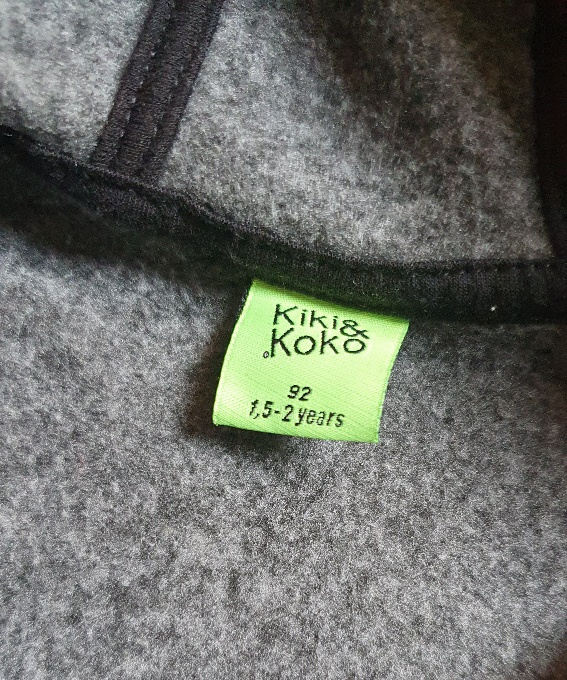 Šedá mikina Kiki&Koko, vel. 92 - 2