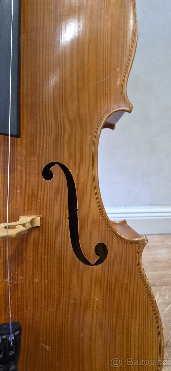 4/4 krásné staré Německé violoncello - 2