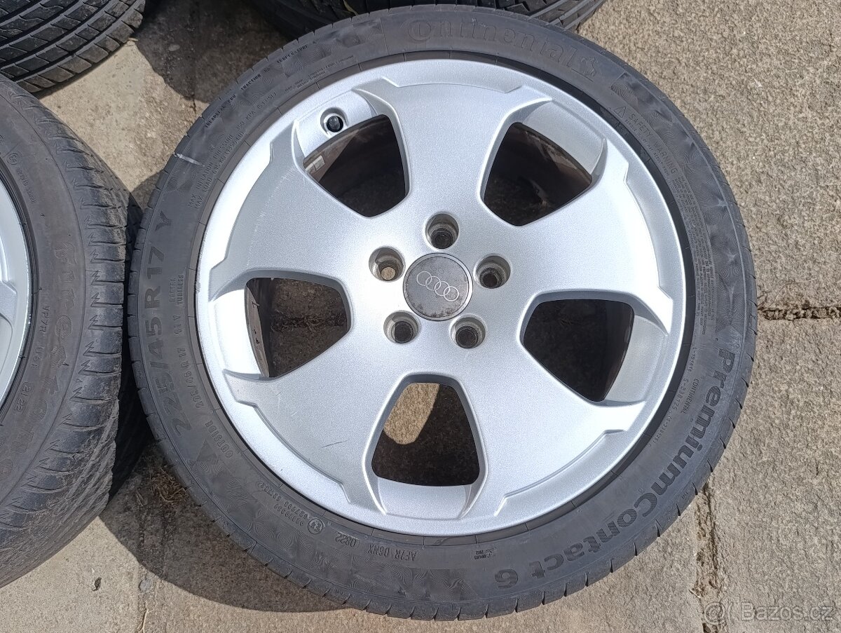 Prodám sadu ALU disků Audi R17 205/55/16 - 2