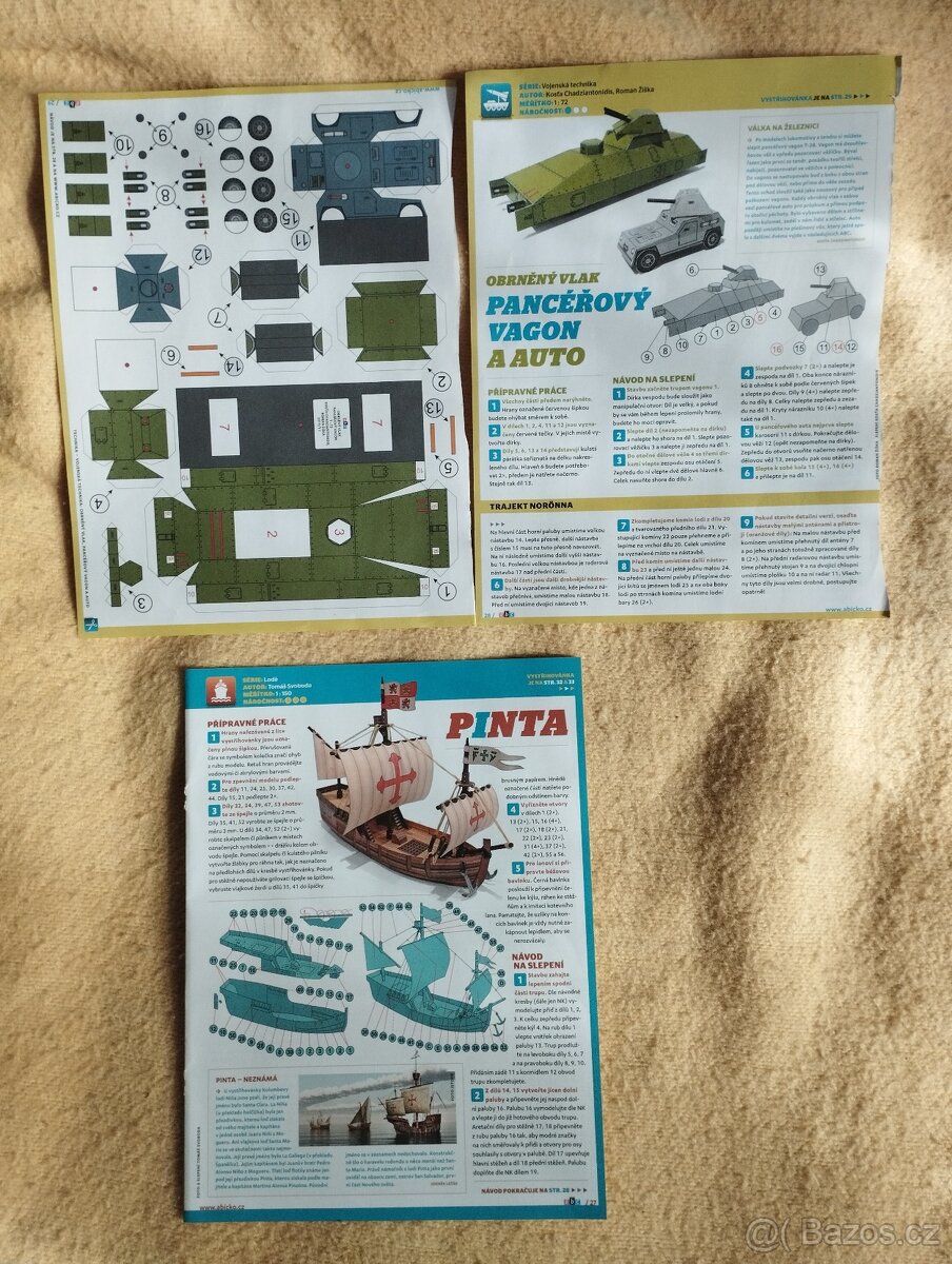 modely z časopisu ABC + plakáty - 2