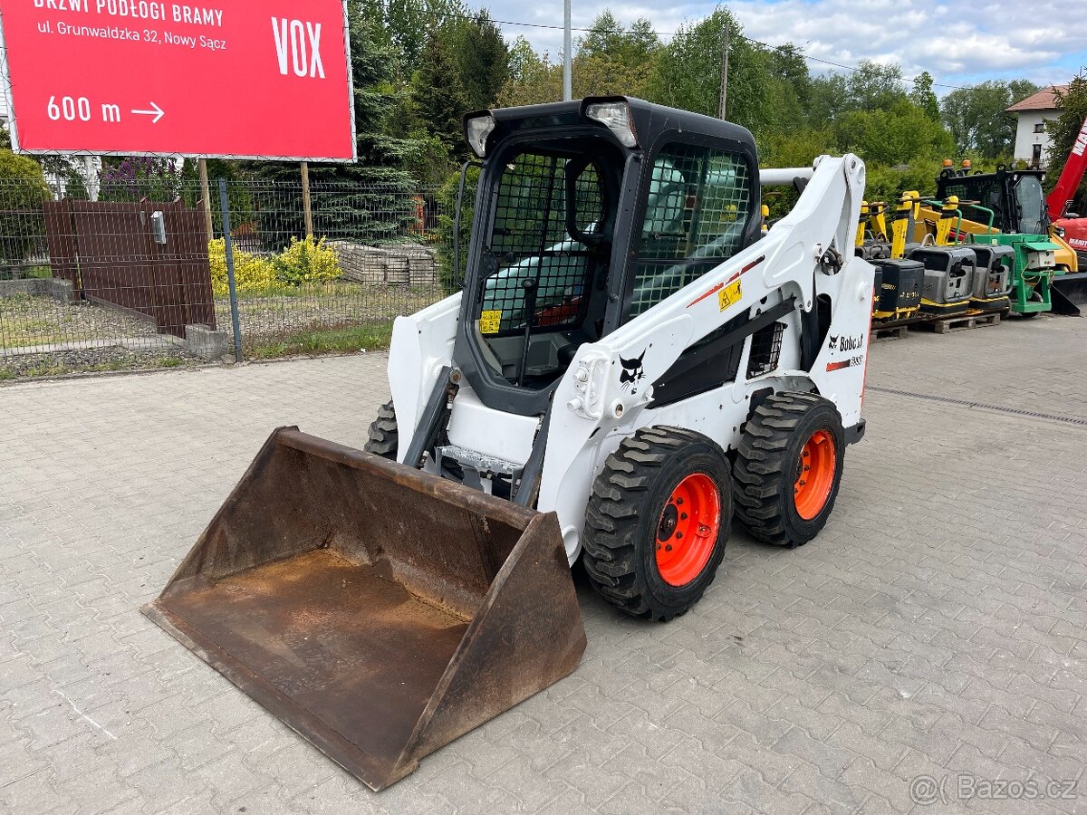 Nakladač smykovy Bobcat S530, nové pneumatiky UNC, CAT, - 2